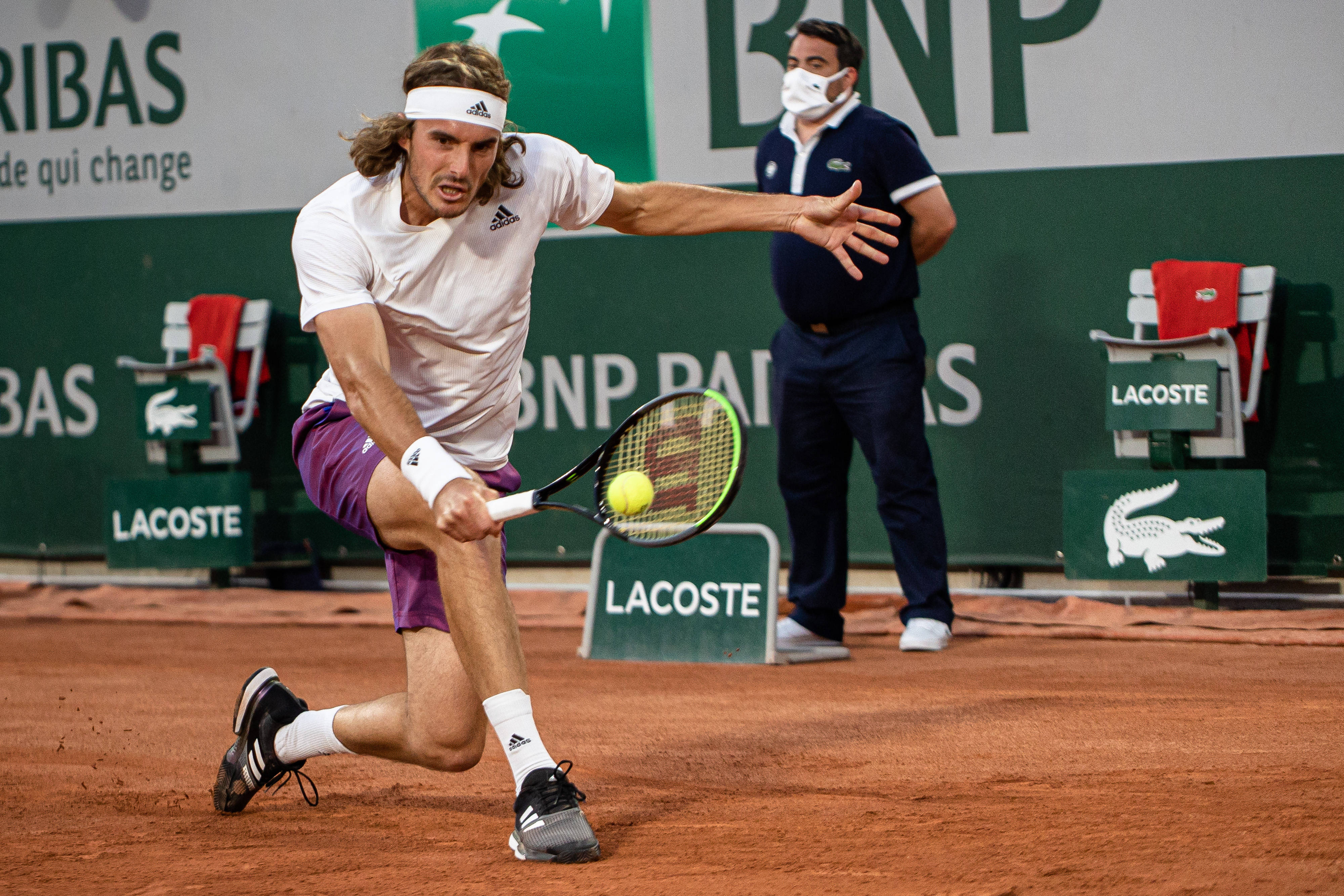 联合杯绝杀法网，西西帕斯高光表现